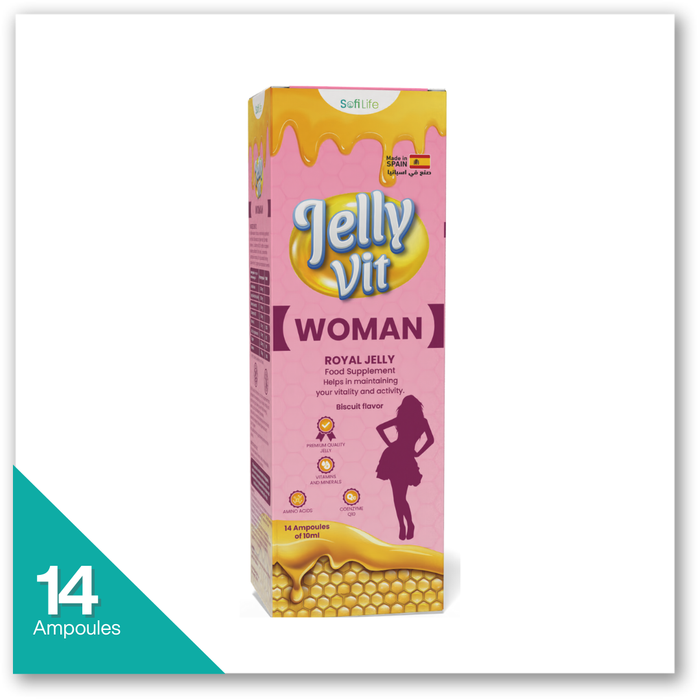 سوفي لايف جيلي فيت حريمى 14 امبول - Sofi Life Jelly Vit Woman