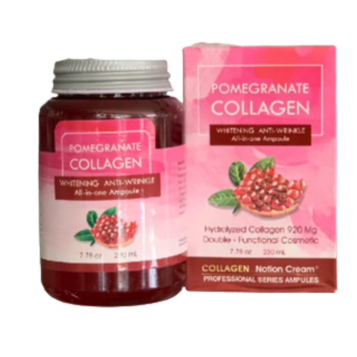 كولاجين جيل بشرة 230مل بالرمان - Notion Collagen Gel 230 ml Pomegrant