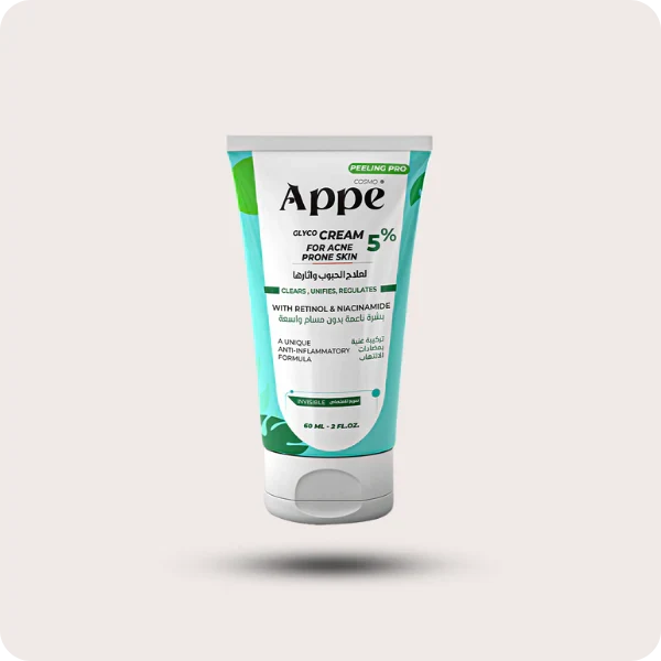 ابي جلايكو كريم لعلاج الحبوب 60مل - Appe COSMO APPE Glyco Cream 60 ml