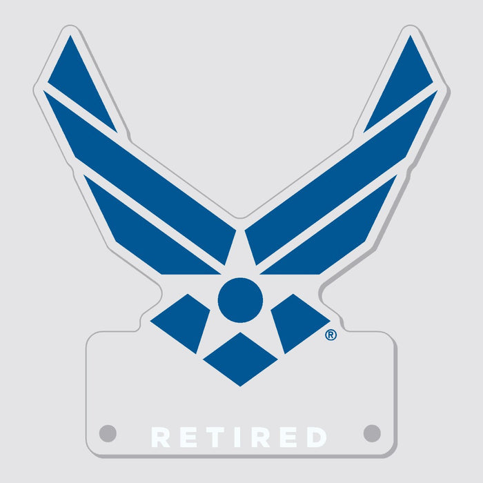 Air Force Wings Retired Acrylic Sign*