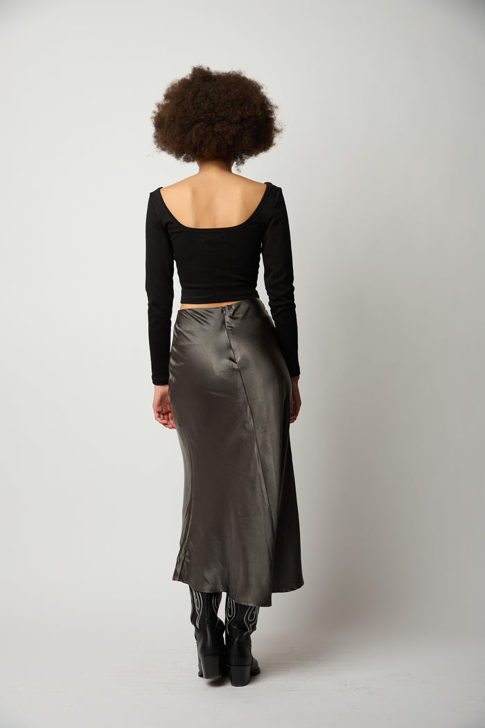 All in Set Top - Noir