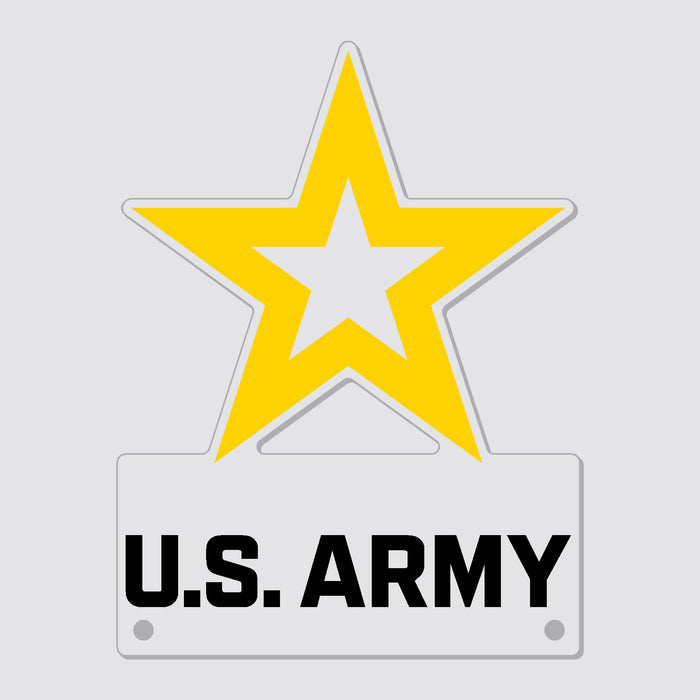Army Star Acrylic Sign*