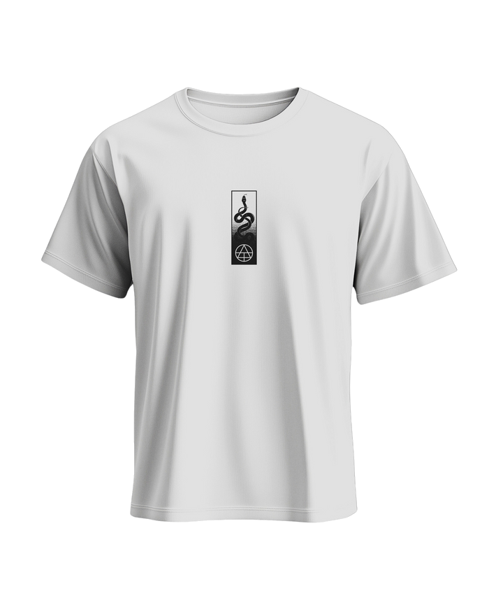 ATLAS - Minimalist White T-Shirt