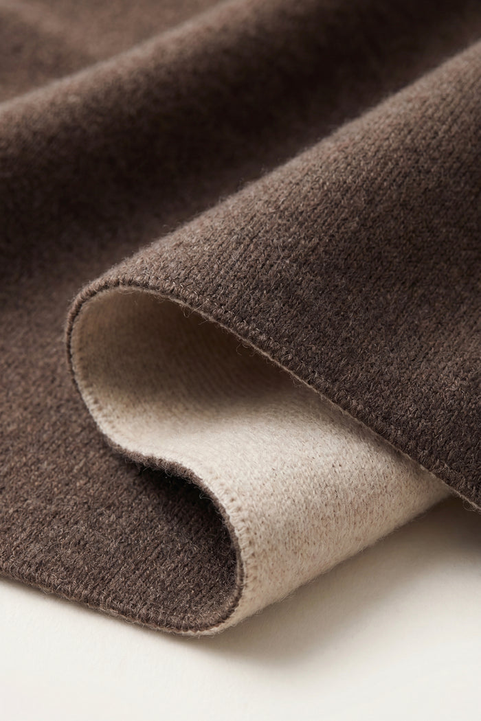 Belluno Reversible Scarf Mocha
