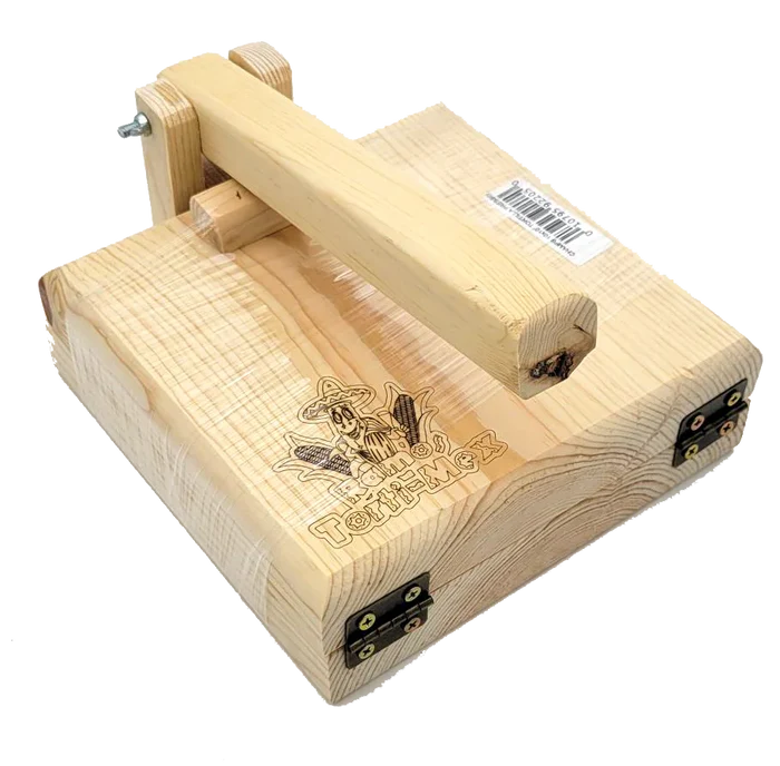 Champs Pine Tortilla Press 10" x 10"