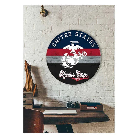 Circle Retro Multi Color Marines (20 inch diameter)*