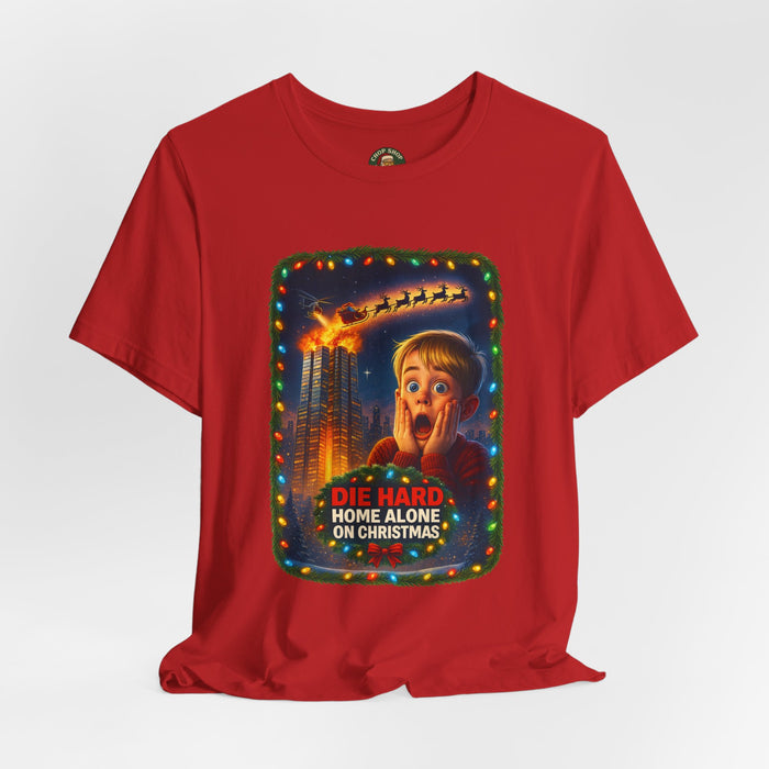 Die Hard x Home Alone Christmas Movie Tee — "Yippee-Ki-Yay Ya Filthy Animal" Holiday T-Shirt