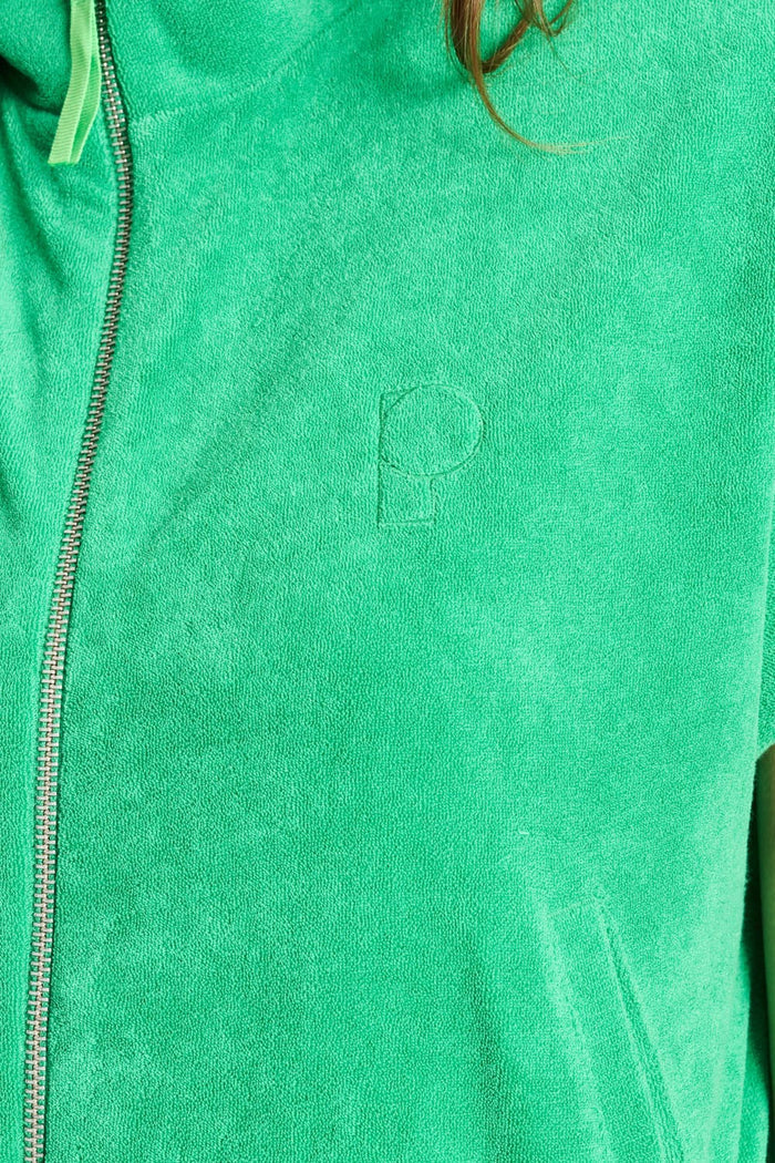 POM Amsterdam Gilets GILET - Terry Palm Green