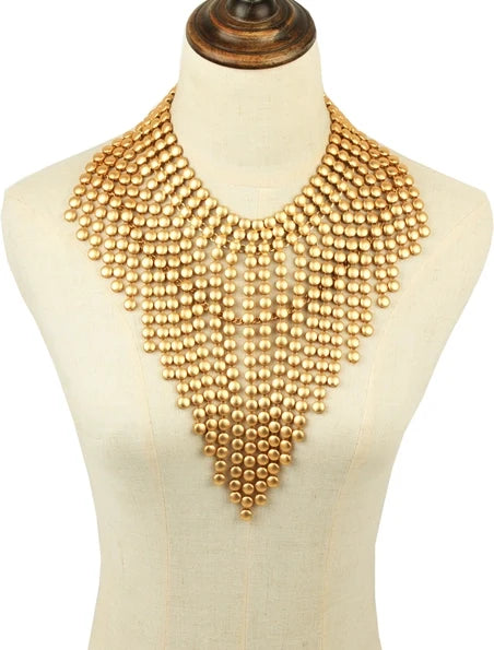 Gold Selah Statement Necklace - Born To Glam