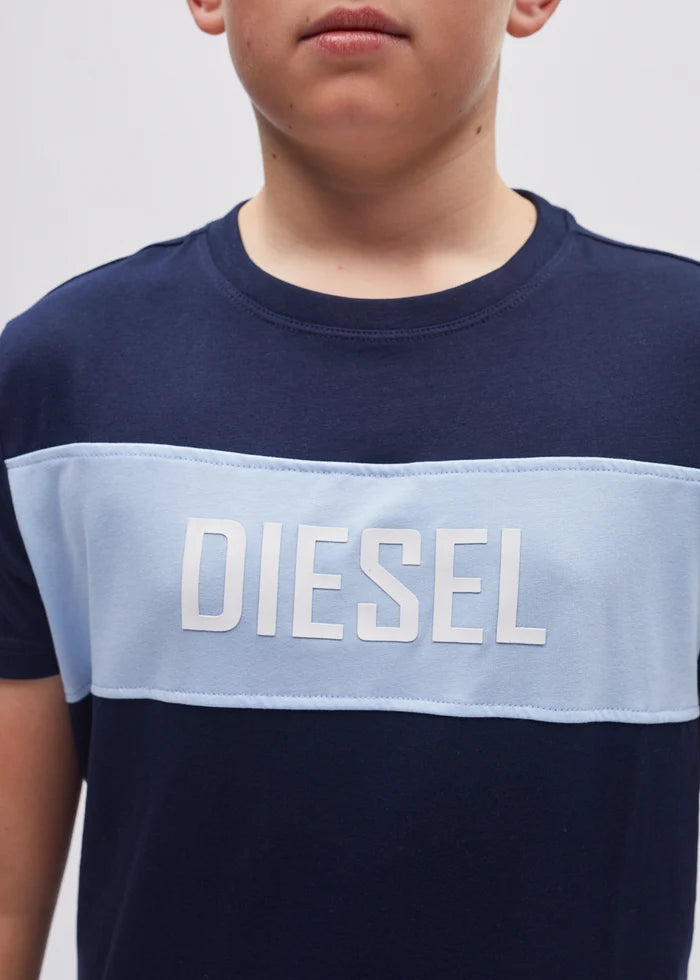 Heath Tee Navy/Sky