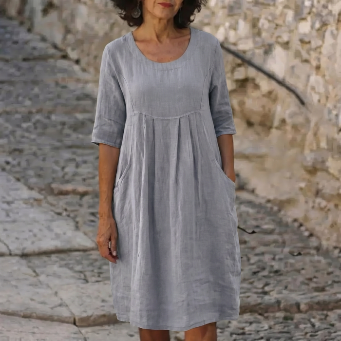 Jytte™ | Elegant Dress With Pockets