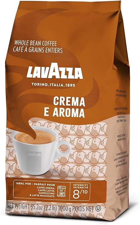 Lavazza Crema E Aroma Coffee Beans, Pack of 6, 6 x 1000g - Shoppers-kart.com