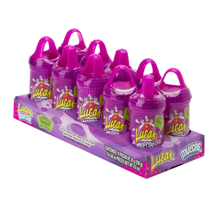 Get Wholesale Purple Lucas Candy Chamoy- Authentic Mexican Flavor at Mexmax INC.