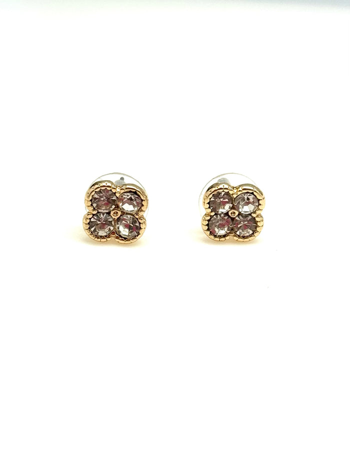 Clover Crystal Earrings