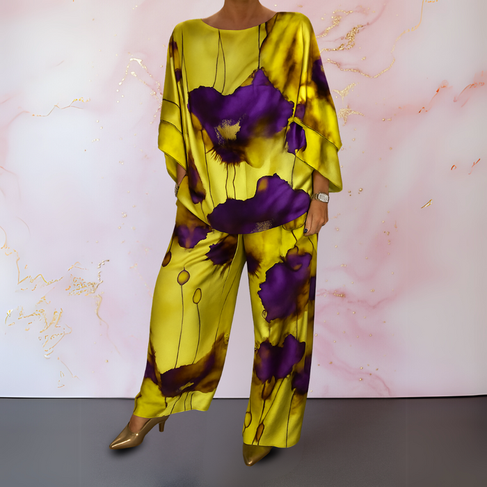 Maelora™ | Women's Two-Piece Satin Set