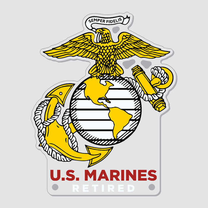 Marines EGA Retired Acrylic Sign*