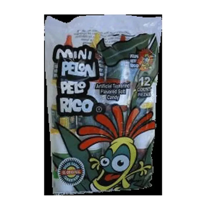 Wholesale Lorena Mini Pelon Pelo Rico 12ct- Stock up on Mexican candy in bulk at Mexmax INC