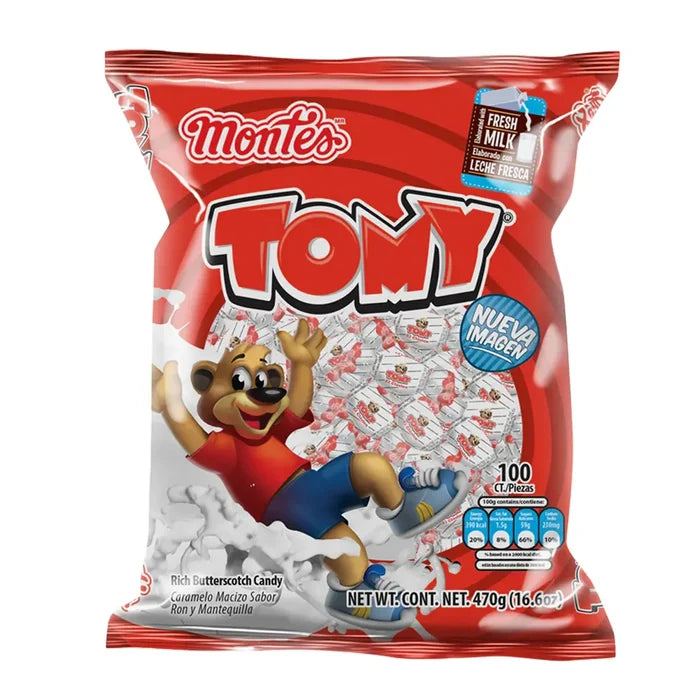 Mexmax INC Wholesale Montes Tomy Candy 1lb 16 oz (100ct)- Shop Now