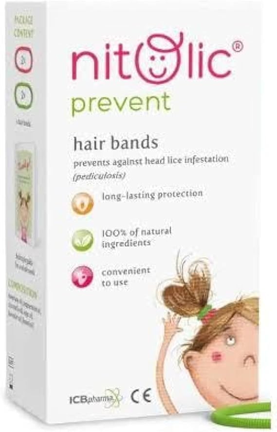 نيتولك رباط شعر للوقايه قمل الراس - Nitolic Prevent Hair Bands