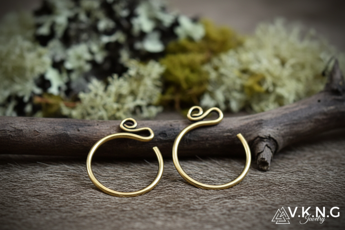 vkngjewelry boucle d'oreilles Slavic Simple "Temple" Earrings