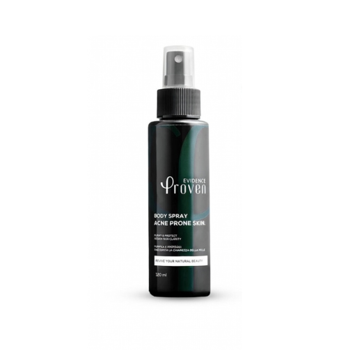 PROVEN EVIDENCE ACNE PRONE SKIN BODY SPRAY 120ML - سبراي للجسم بروفين إيفيدنس للبشرة المعرضة لحب الشباب - 120 مل
