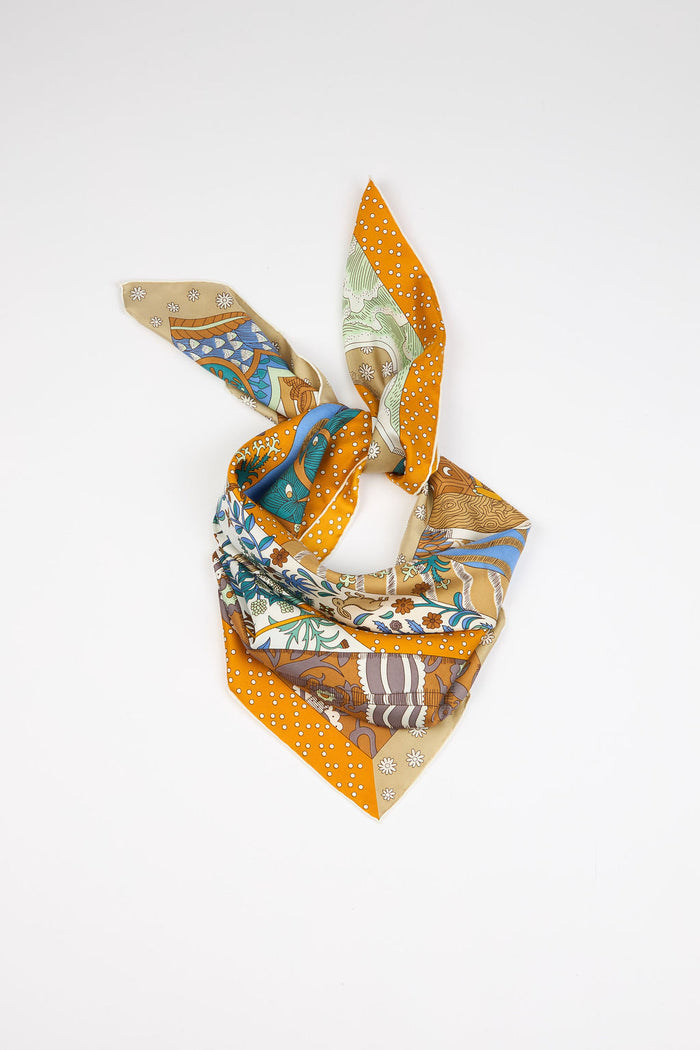 Silk Scarf Sunrise Large