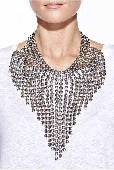 Silver Selah Statement Necklace - Born To Glam