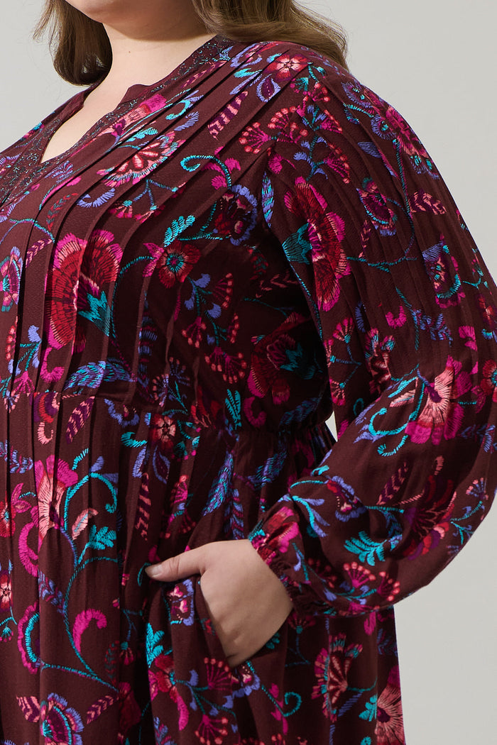 Tory Paisley Ceny Button Down Mini Dress Curve