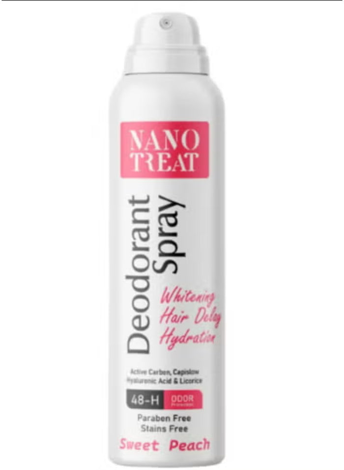 نانو تريت سبراي مزيل عرق 150مل سويت باتش - Nano treat deodorant spray sweet peach 150ml