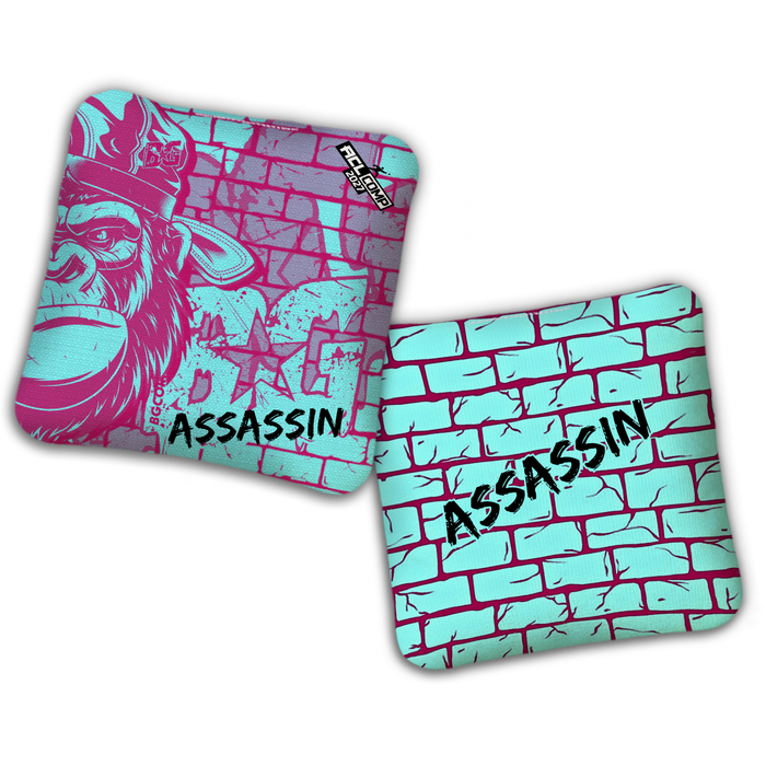 2027 BG Multiple Bag Models - "CONCRETE JUNGLE" - ACL Comp Stamped Cornhole Bags - SET OF 4 BAGS