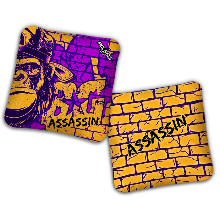 2027 BG Multiple Bag Models - "CONCRETE JUNGLE" - ACL Comp Stamped Cornhole Bags - SET OF 4 BAGS