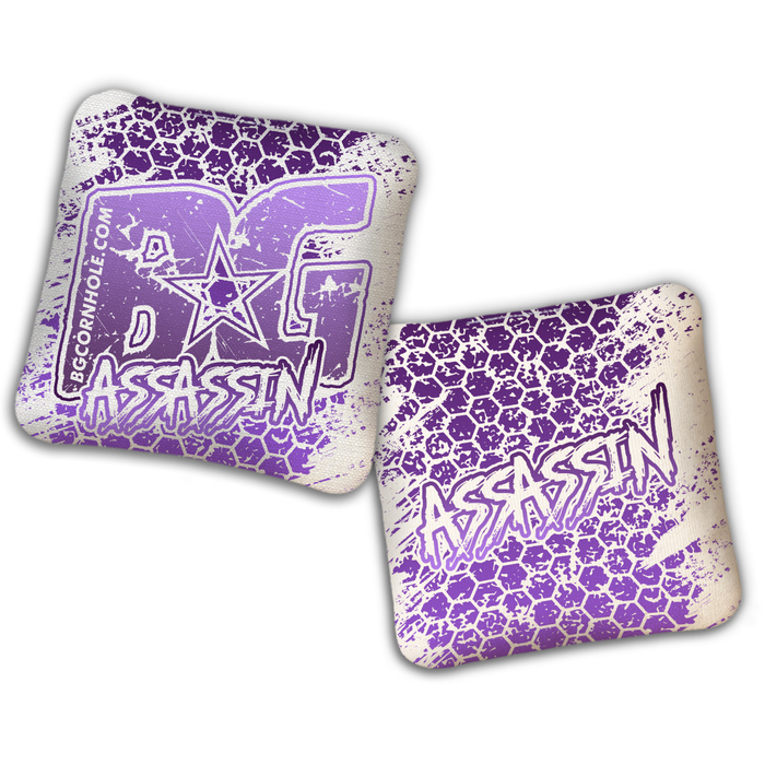 2027 BG Multiple Bag Models - "HEXED HIVE" - ACL Comp Stamped Cornhole Bags - SET OF 4 BAGS