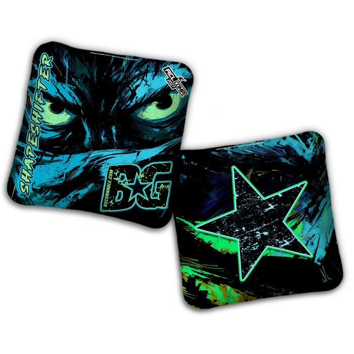2027 BG Multiple Bag Models - "SHADOWED" - ACL Comp Stamped Cornhole Bags - SET OF 4 BAGS