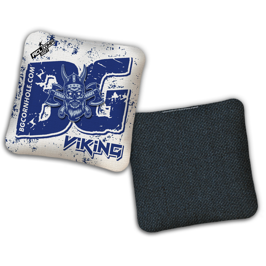 2027 BG VIKING - "BATTLE MASK" - ACL Comp Stamped Cornhole Bags - SET OF 4 BAGS