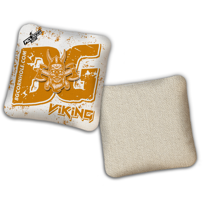 2027 BG VIKING - "BATTLE MASK" - ACL Comp Stamped Cornhole Bags - SET OF 4 BAGS