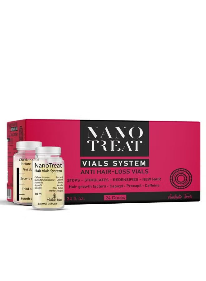 نانو تريت سيرم امبولات للشعر 6قطع- Nano Treat Hair Vials 10 ml x 6