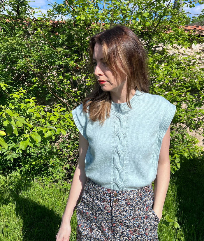 Patron de tricot MIAMI Slipover PDF (sans couture)
