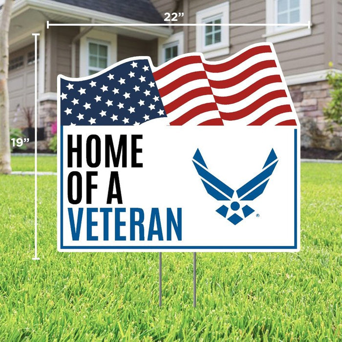 Air Force Home Of A Veteran Lawn Sign*
