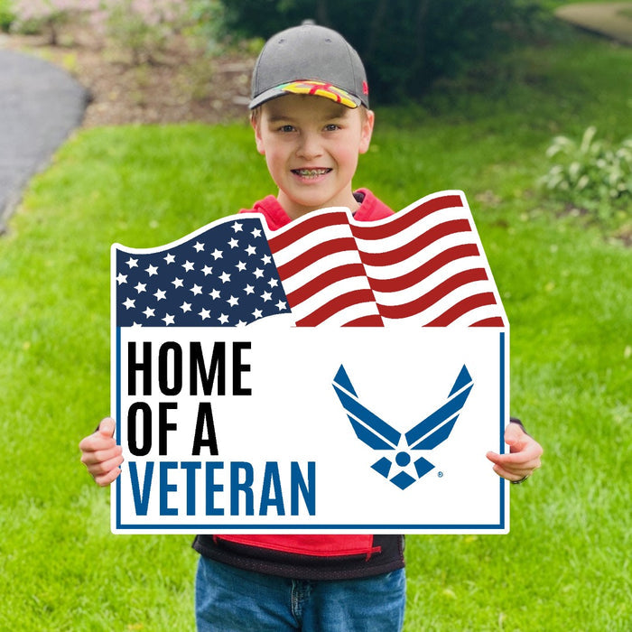 Air Force Home Of A Veteran Lawn Sign*