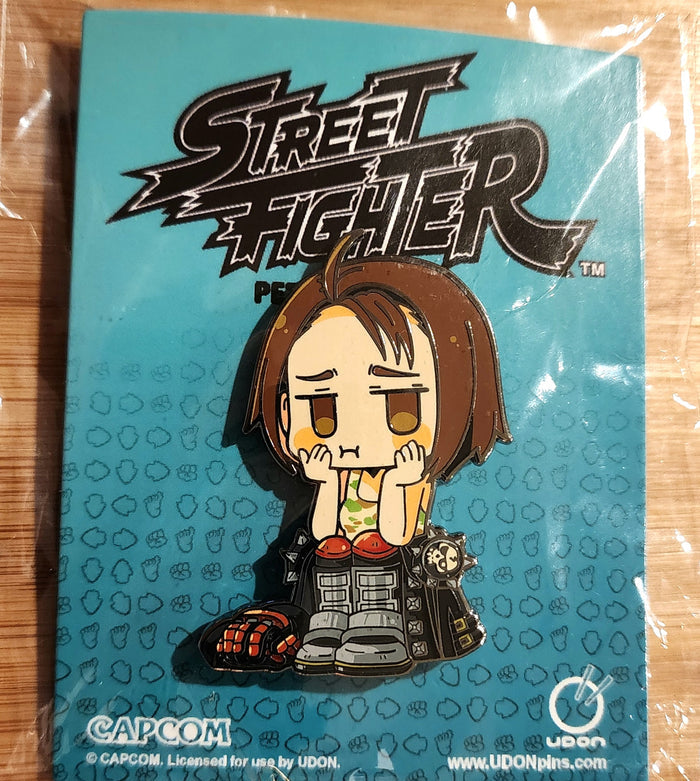 Akira Kazama "Petite Fighters" Street Fighter / Rival Schools Chibi Enamel Pin