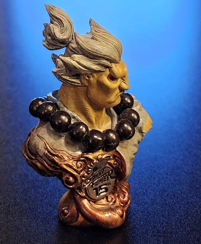 Akuma Street Fighter 15th Anniversary Mini Bust Figure (Gray Version)
