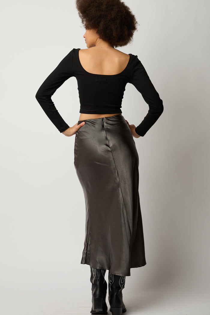All in Set Top - Noir