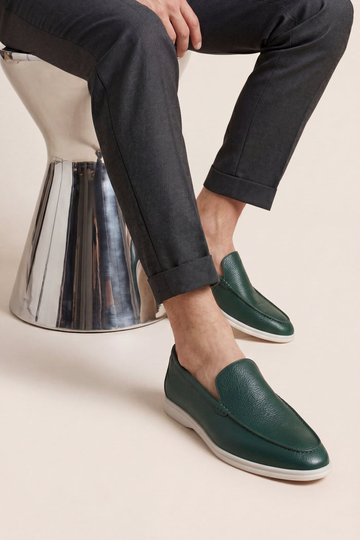 Alvero Dressed Loafer Dark Green
