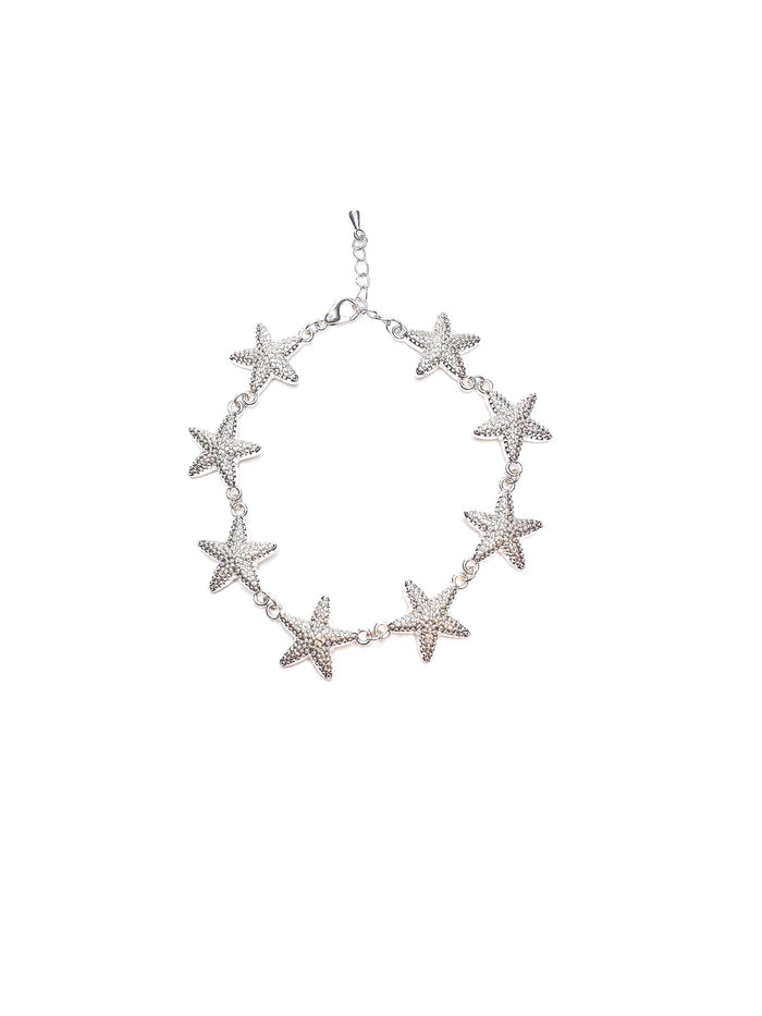 Silver Starfish Bracelet