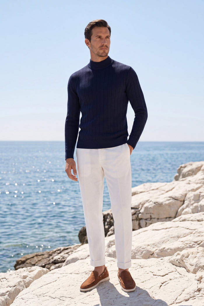 Arleno Turtleneck Navy