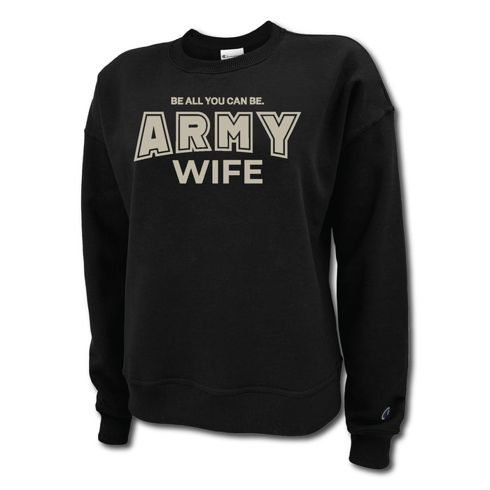 Army Family Women's Champion Crewneck Sweatshirts