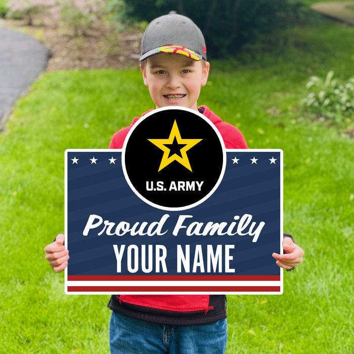 Army Proud Family Custom Lawn Sign*