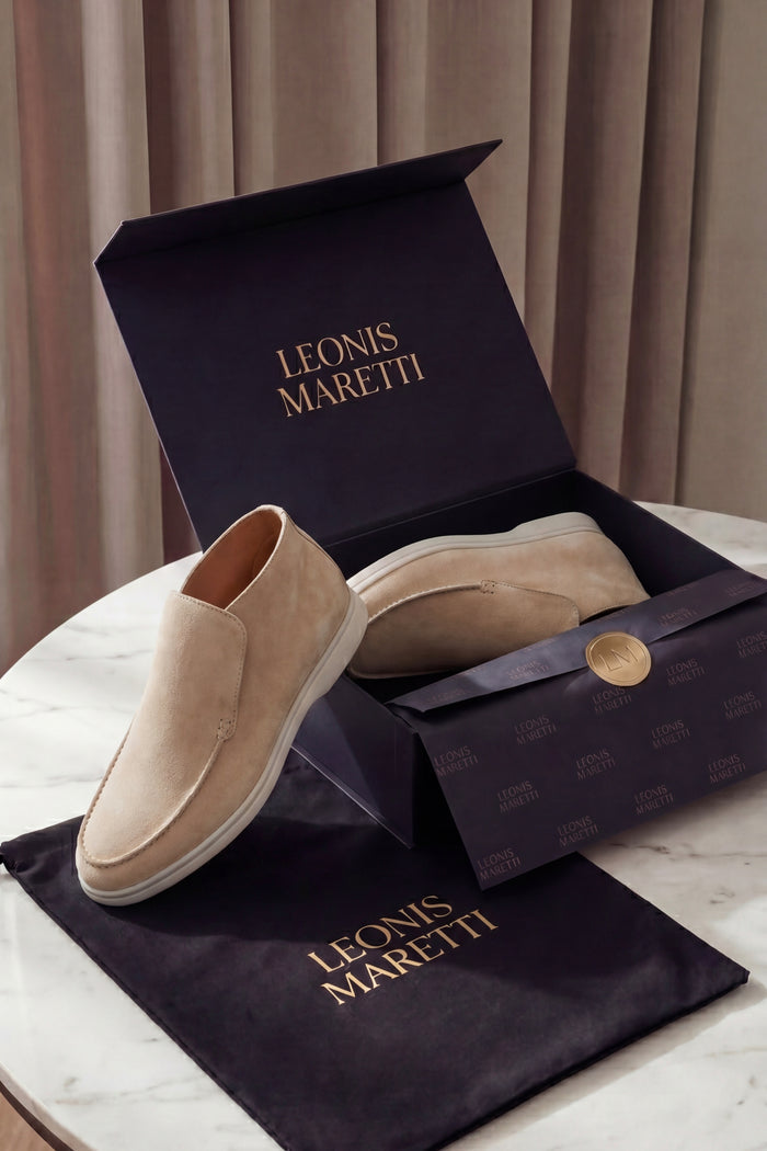 Arzano High Top Loafer Beige