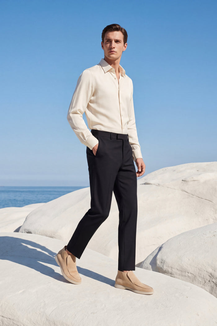 Arzano High Top Loafer Beige
