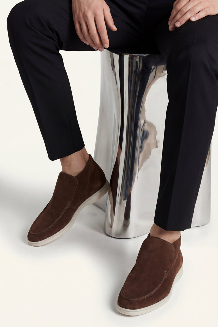 Arzano High Top Loafer Brown